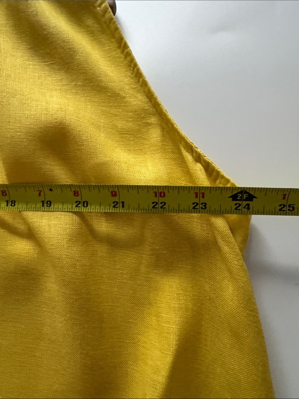 Bright Yellow Sleeveless Maxi Dress with Button Placket - Picture 8 of 9